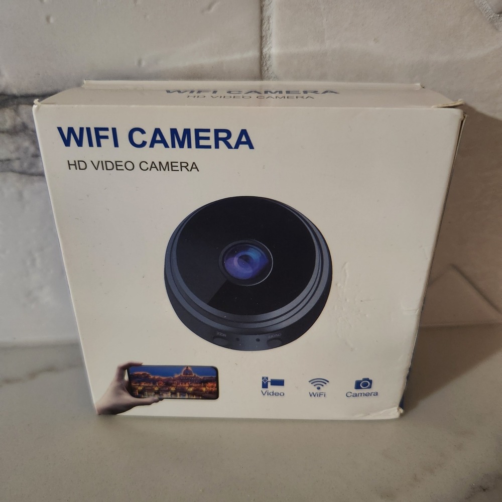 Spyfocus‎ Mini WiFi HD Video Camera Battery Powered Portable Security Cam